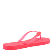 Chinelo Santa Lolla Pink Flip Flop Tira Translúcida