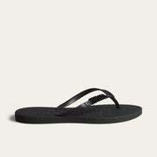 Chinelo Santa Lolla Preto Flip Flop Borracha