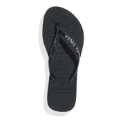 Chinelo Santa Lolla Preto Tiras Brilho