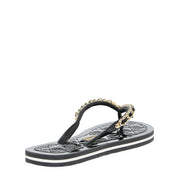 Chinelo Santa Lolla Preto Verniz Correntes