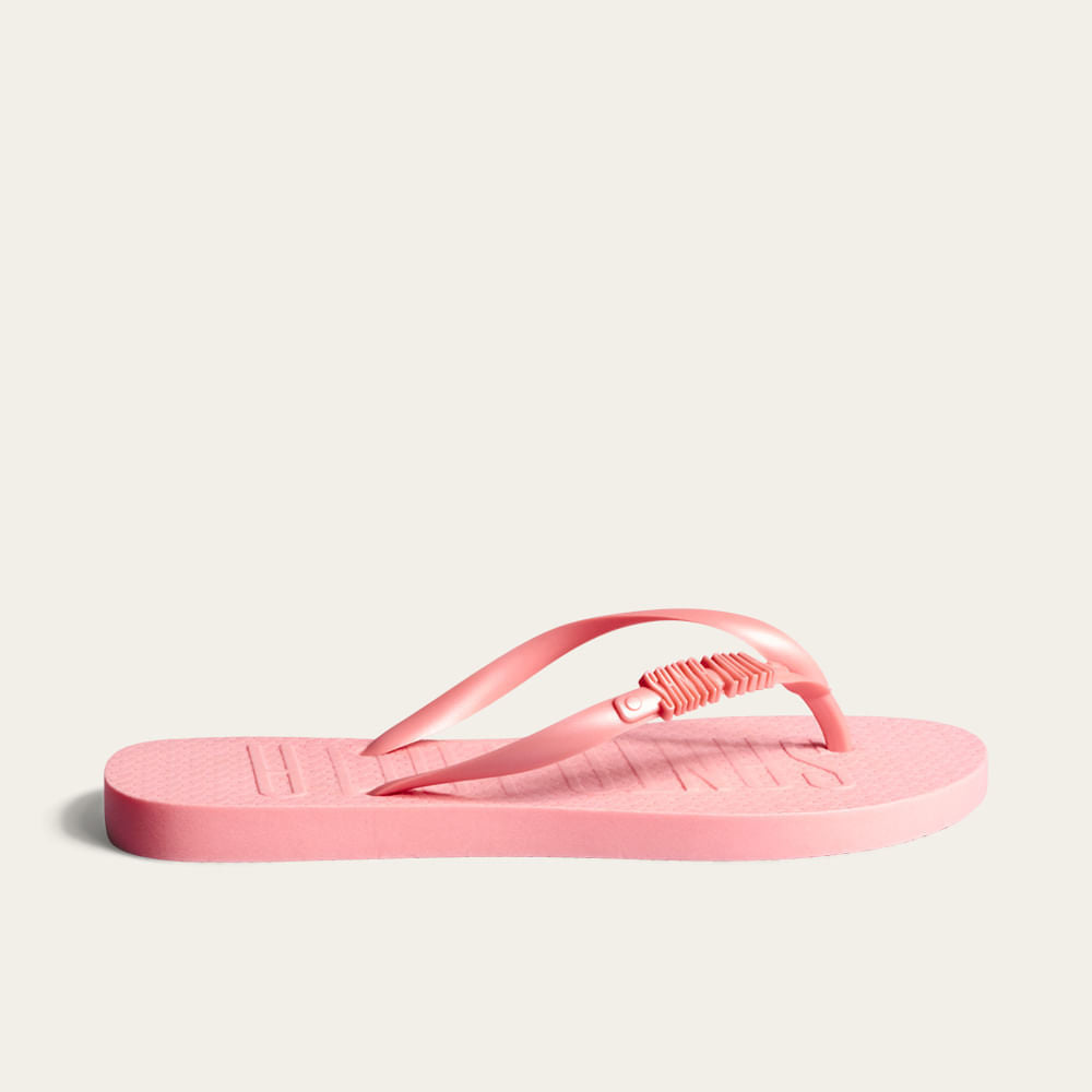 Chinelo Santa Lolla Rosa Flip Flop Borracha