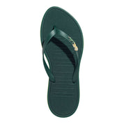 Chinelo Santa Lolla Verde Oliva Aplique Metálico