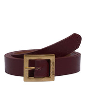 Cinto Couro Santa Lolla Vermelho Ruby