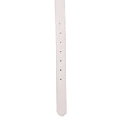 Cinto Santa Lolla Off White Couro Fivela Dourada