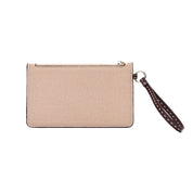 Clutch Santa Lolla Bege Canvas Alça De Mão
