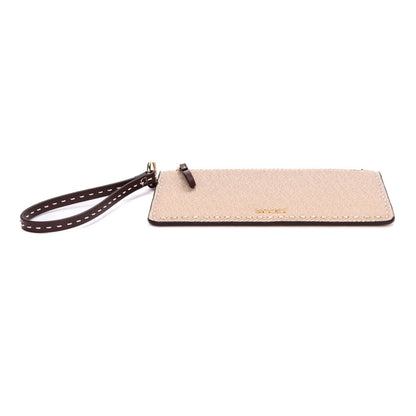 Clutch Santa Lolla Bege Canvas Alça De Mão