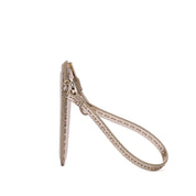 Clutch Santa Lolla Dourado Metalizado Alça De Mão