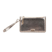 Clutch Santa Lolla Dourado Metalizado Alça De Mão