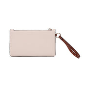 Clutch Santa Lolla Off White Pespontos Alça De Mão