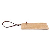 Clutch Santa Lolla Palha Tramada Alça De Mão