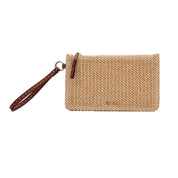 Clutch Santa Lolla Palha Tramada Alça De Mão