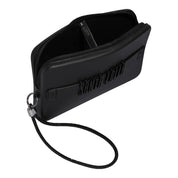Clutch Santa Lolla Preta Borracha Alça Brilho