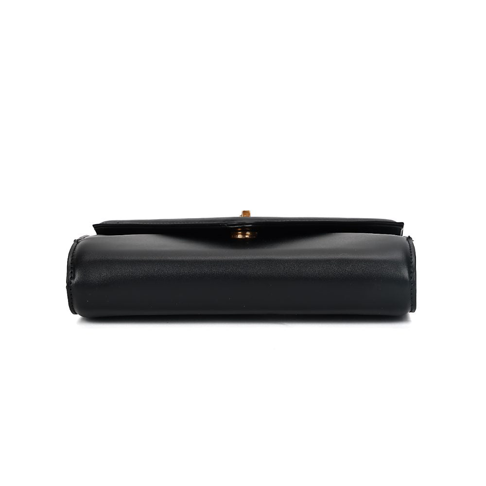 Clutch Santa Lolla Preta Com Alça Corrente