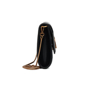 Clutch Santa Lolla Preta Com Alça Corrente