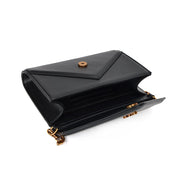 Clutch Santa Lolla Preta Com Alça Corrente
