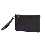 Clutch Santa Lolla Preta Pespontos Alça De Mão