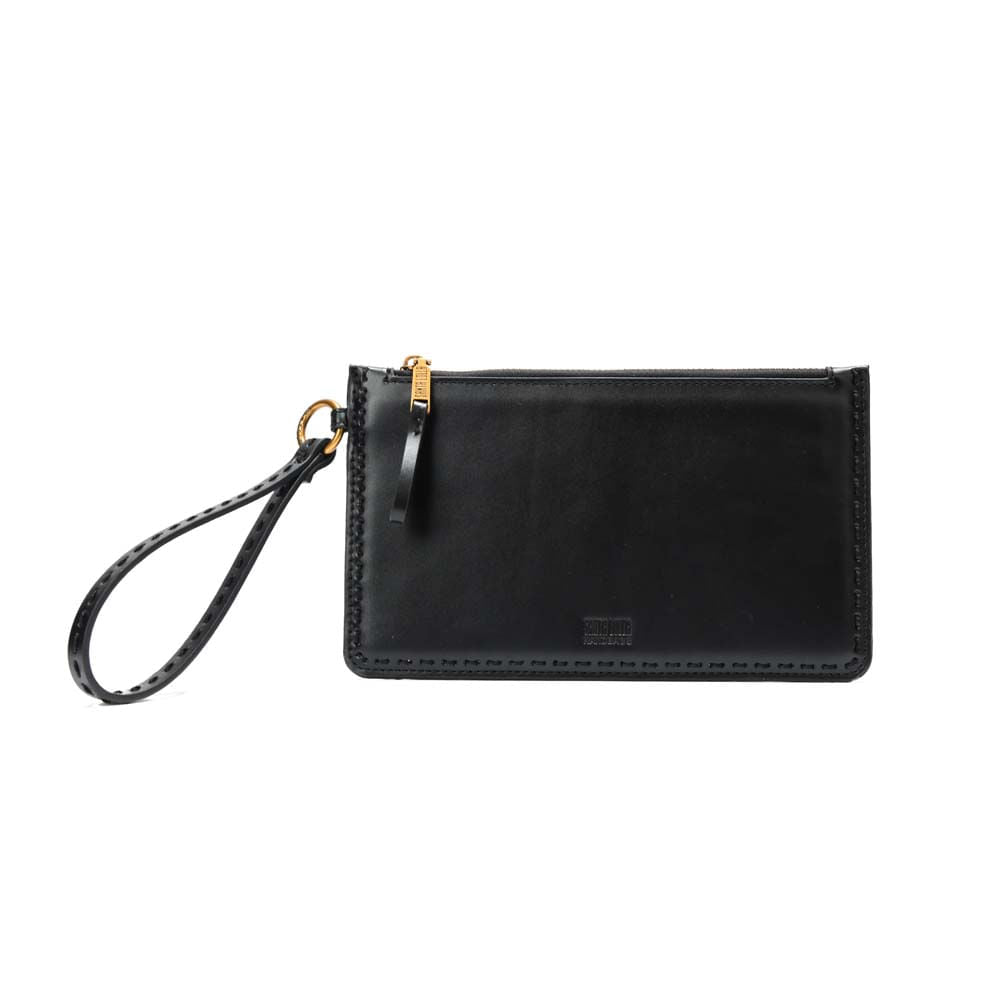 Clutch Santa Lolla Preta Soft Alça De Mão