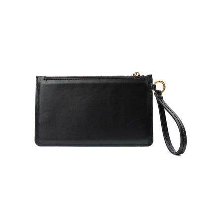Clutch Santa Lolla Preta Soft Alça De Mão