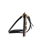 Clutch Santa Lolla Preto Alça Corrente 