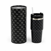 Copo Térmico Colcci Preto Monograma Tampa E Canudo