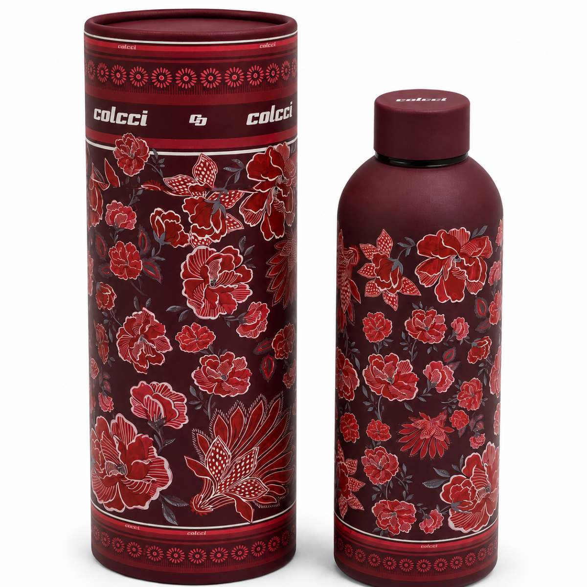 Garrafa Térmica Colcci Vinho Estampa Floral
