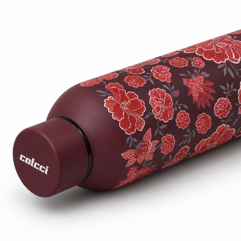 Garrafa Térmica Colcci Vinho Estampa Floral
