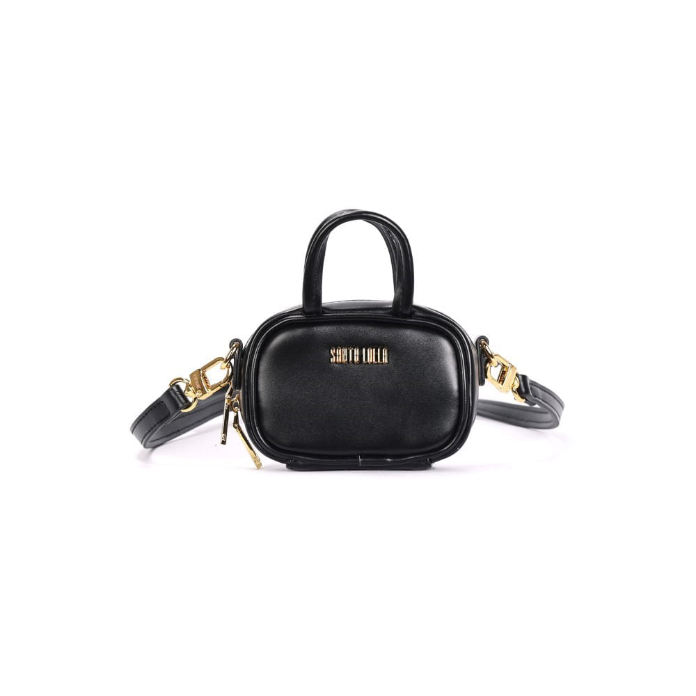 Mini Bag Santa Lolla Preta Alça Transversal