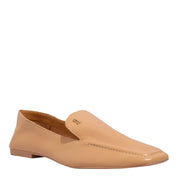 Mocassim Santa Lolla Couro Caramelo Bico Quadrado