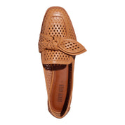 Mocassim Santa Lolla Marrom Laço Bico Quadrado