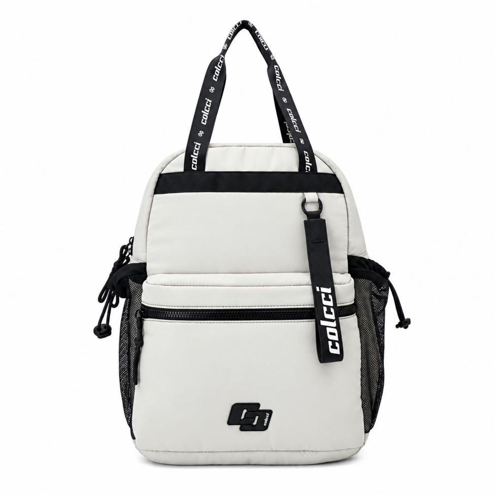 Mochila Colcci Taupe Pequena Bolso Frontal Zíper