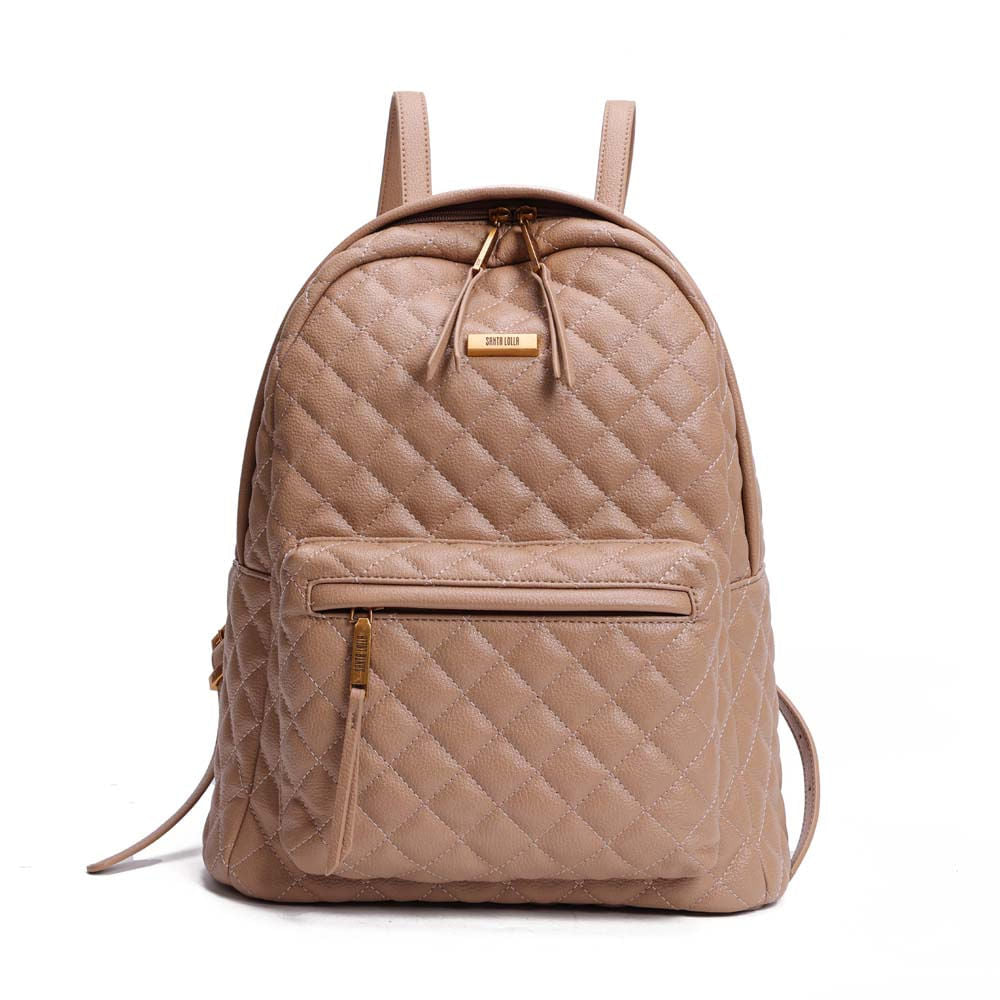 Mochila Santa Lolla Bege Matelassê Floater
