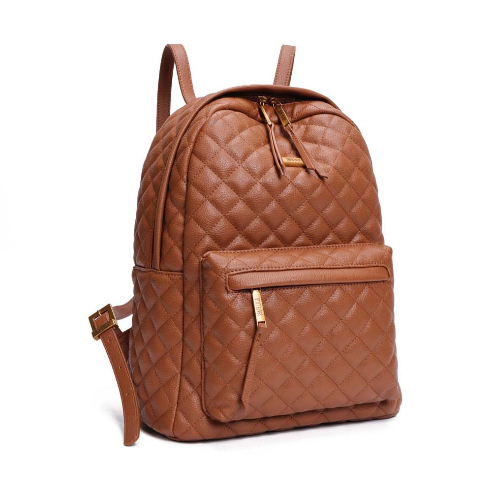Mochila Santa Lolla Terracota Matelassê Zíper Duplo