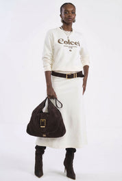 Moletom Colcci Off White Logo Frontal