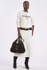 Moletom Colcci Off White Logo Frontal