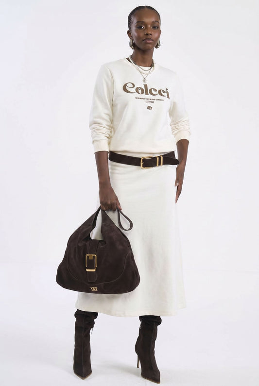 Moletom Colcci Off White Logo Frontal