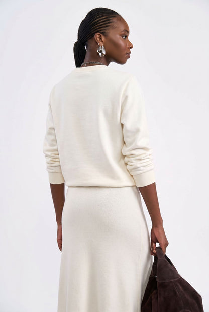 Moletom Colcci Off White Logo Frontal
