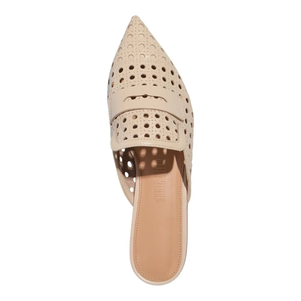 Mule Santa Lolla Couro Off White Tressê