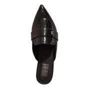 Mule Santa Lolla Preto Verniz Bico Fino