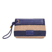 Necessaire Santa Lolla Azul Tramado Listras