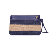 Necessaire Santa Lolla Azul Tramado Listras