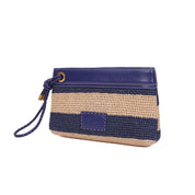 Necessaire Santa Lolla Azul Tramado Listras