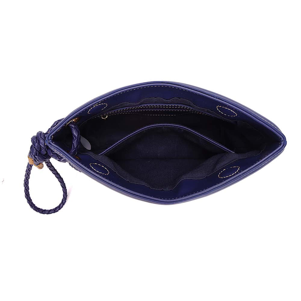 Necessaire Santa Lolla Azul Tramado Listras