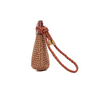 Necessaire Santa Lolla Bege Tramada Alça De Mão