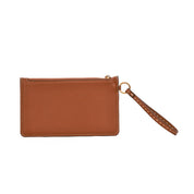 Necessaire Santa Lolla Marrom Alça De Mão Zíper