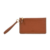 Necessaire Santa Lolla Marrom Alça De Mão Zíper