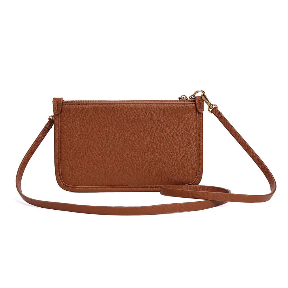 Necessaire Santa Lolla Marrom Corrente Dourada