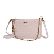 Necessaire Santa Lolla Off White Tressê Alça Corrente