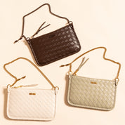Necessaire Santa Lolla Off White Tressê Alça Corrente