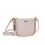 Necessaire Santa Lolla Off White Tressê Alça Corrente