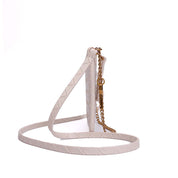 Necessaire Santa Lolla Off White Tressê Alça Corrente